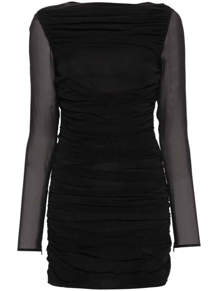 THE ANDAMANE Petra Mini  Draped Mini Dress