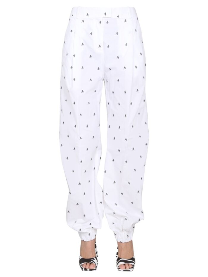 The Attico ALL OVER LOGO PANTS