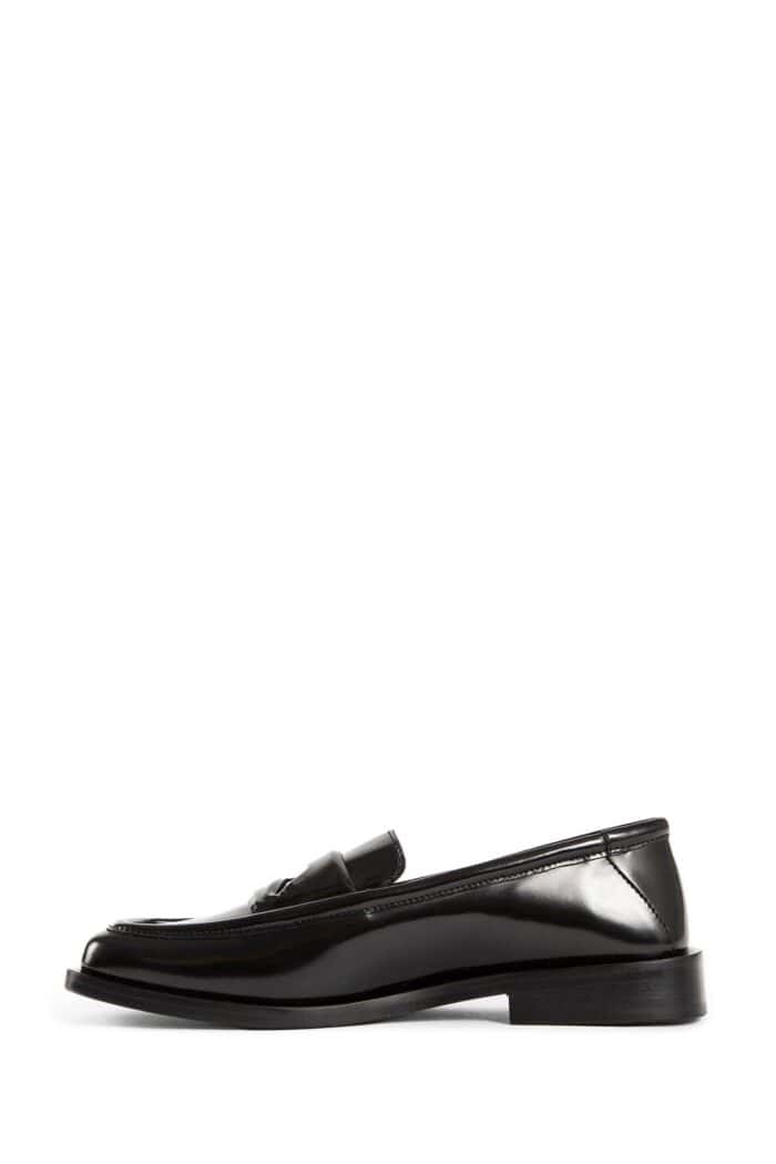 THE ATTICO Amanda Brushed Leather Loafers