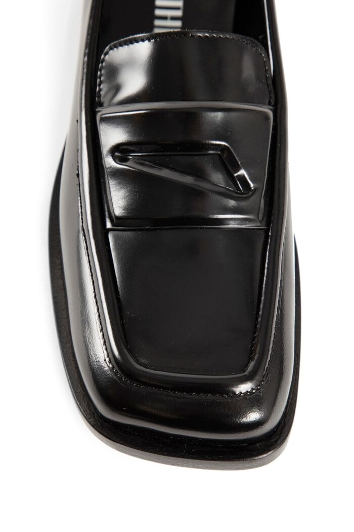 THE ATTICO Amanda Brushed Leather Loafers