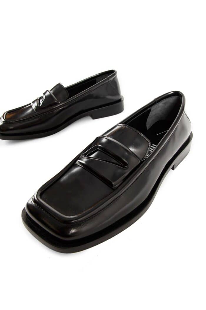 THE ATTICO Amanda Brushed Leather Loafers