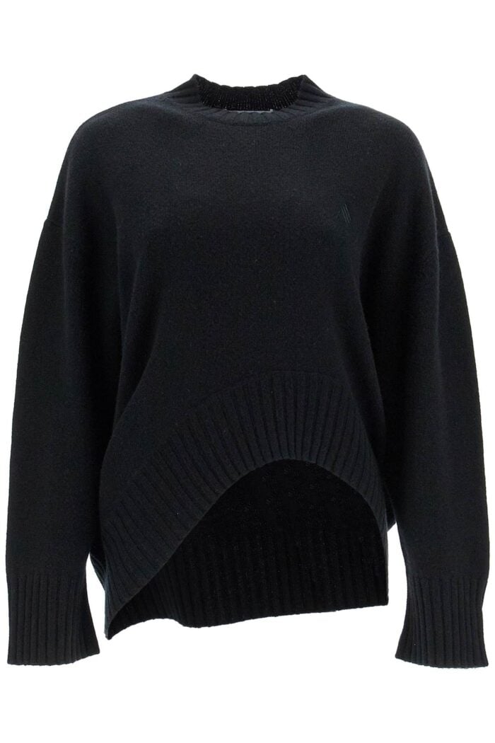 THE ATTICO Asymmetric Wool And Cashmere Pullover