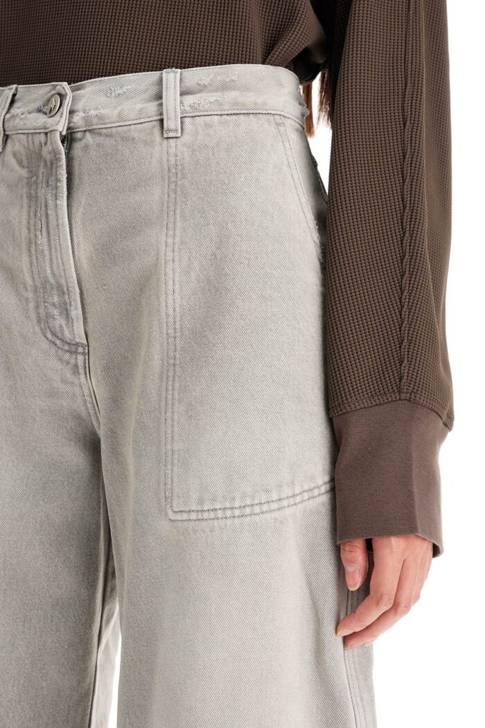 THE ATTICO Baggy Jeans With Pockets