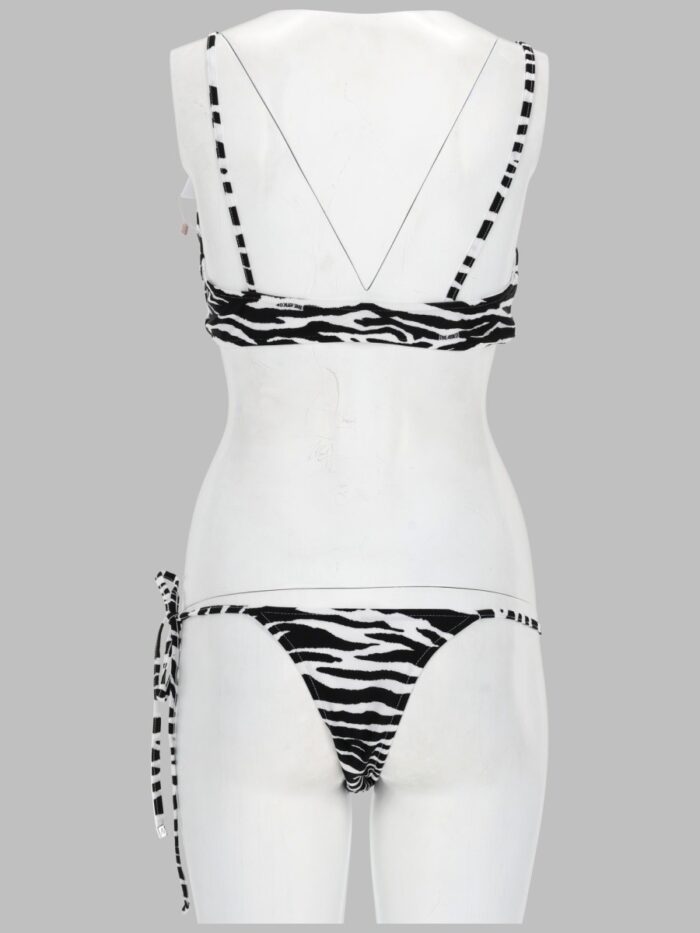 The Attico BIKINI "IL PRIMO BAGNO" CON STAMPA ANIMALIER