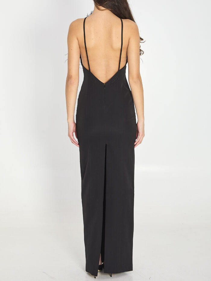 The Attico Black maxi dress