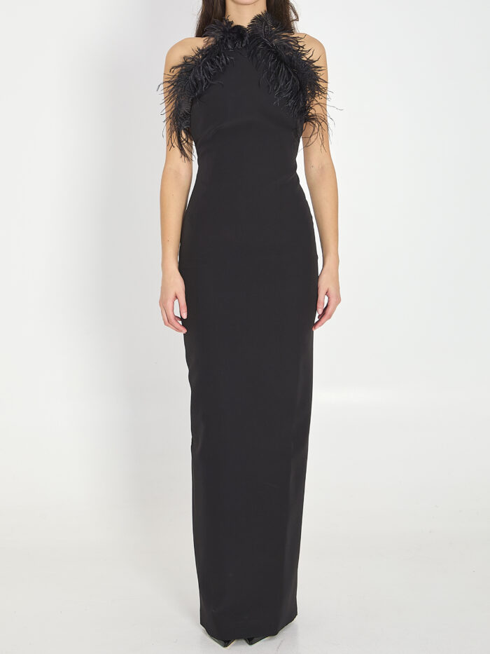 The Attico Black maxi dress