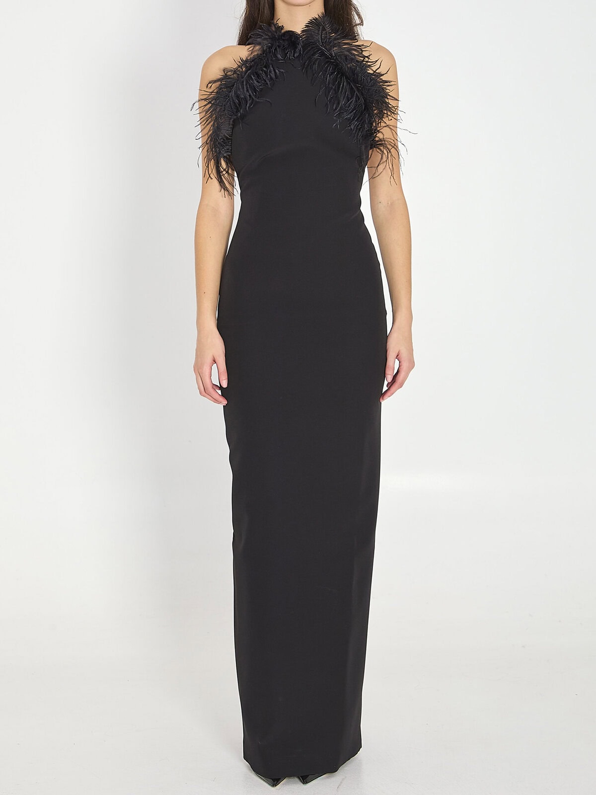 The Attico Black maxi dress
