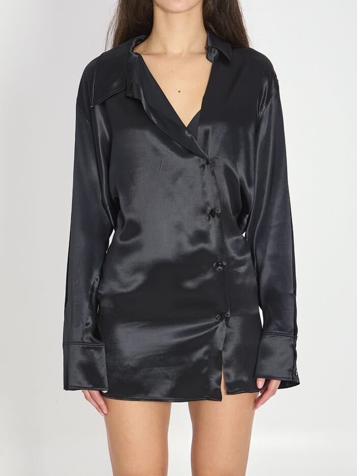 The Attico Black mini dress