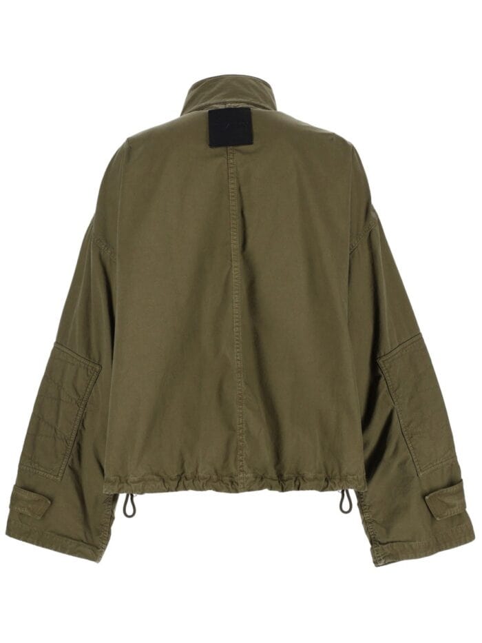 The Attico BOMBER JACKET WITH POCKETS AND DRAWSTRING