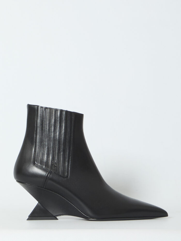 the attico cheope black ankle boots The Attico Cheope black ankle boots