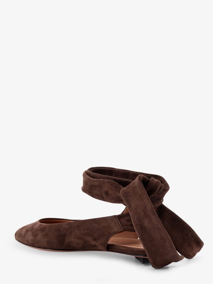 The Attico Cloe Suede Ballerinas