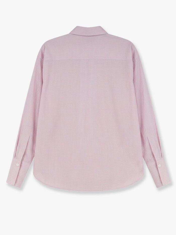 The Attico Cotton Shirt With Front Embroidered Logo