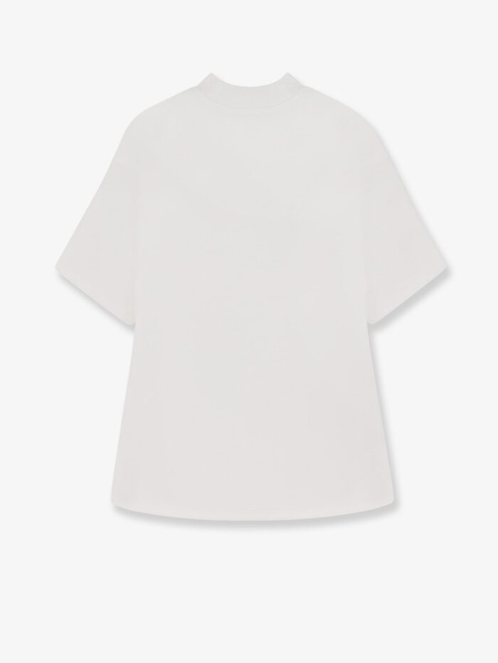 The Attico Cotton T-shirt With Embroidered Logo