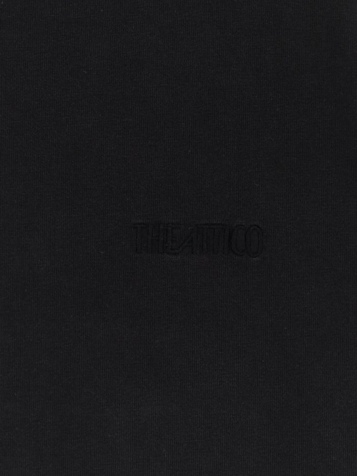 The Attico Cotton T-shirt With Embroidered Logo On The Front