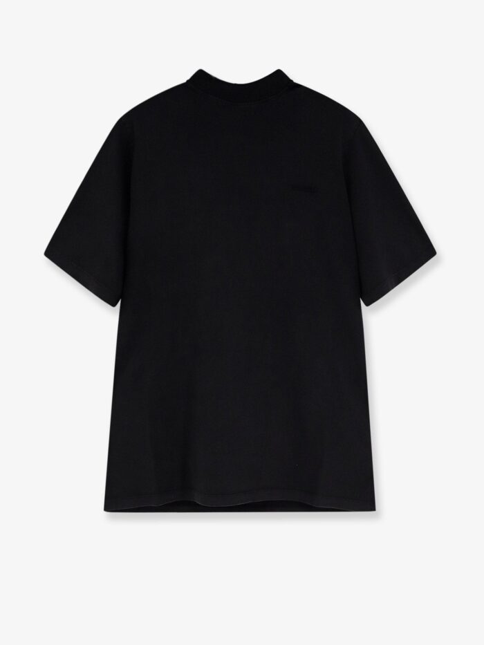The Attico Cotton T-shirt With Embroidered Logo On The Front