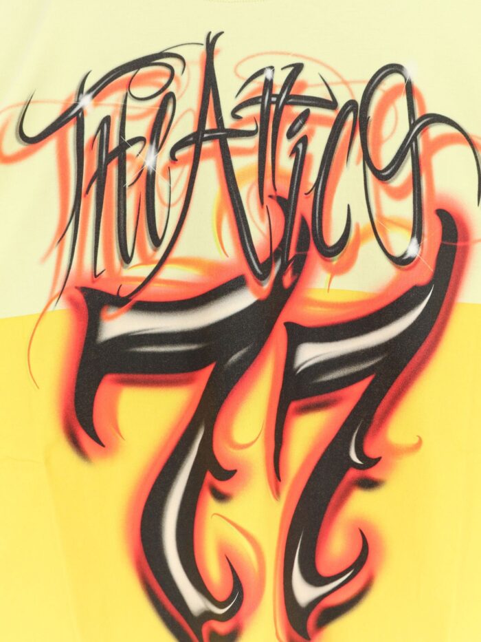 The Attico Cotton T-shirt With Front Logo Print