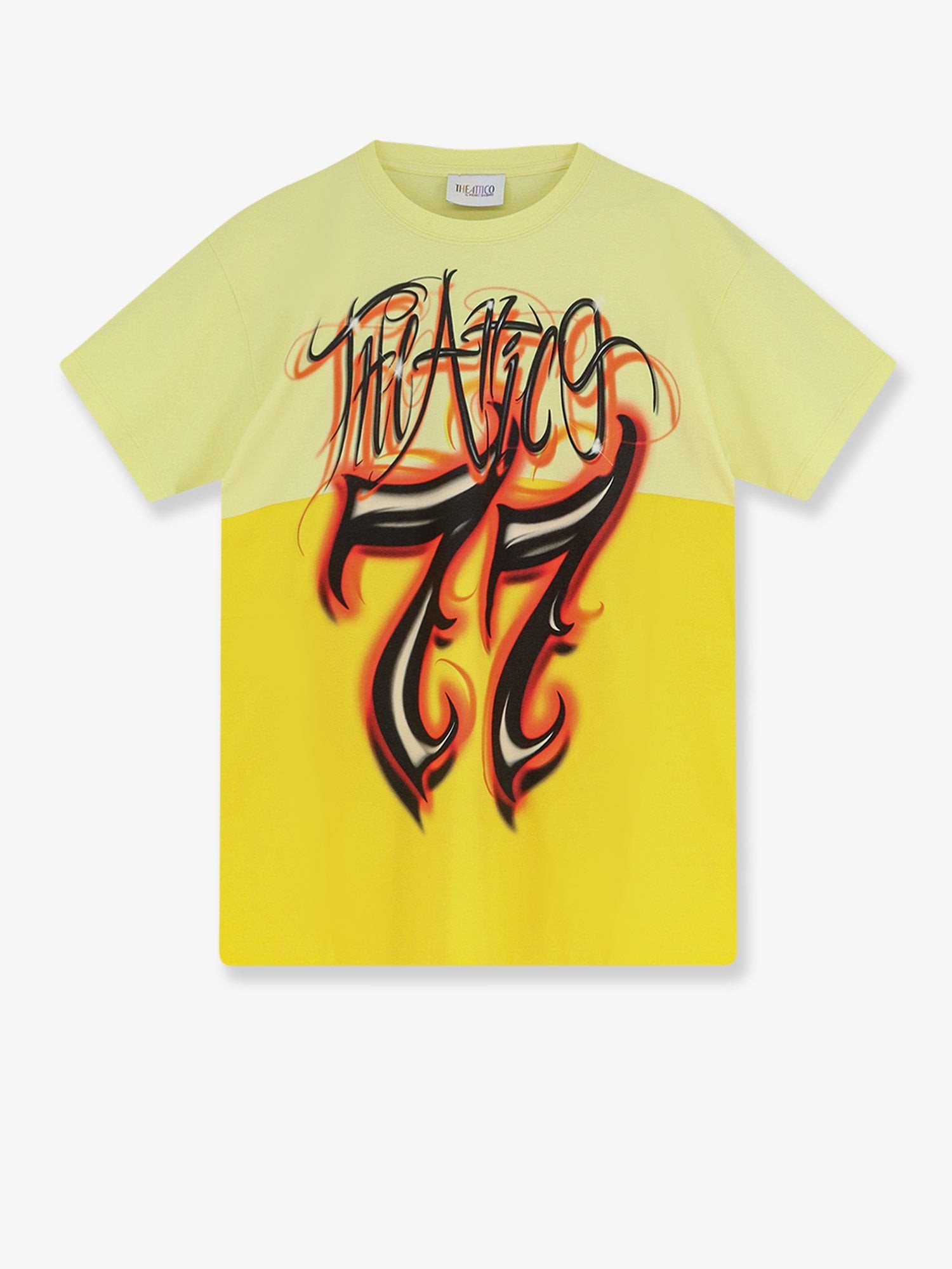 The Attico Cotton T-shirt With Front Logo Print