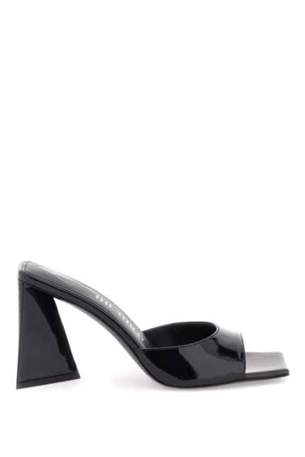 THE ATTICO Devon Mules In Patent Leather