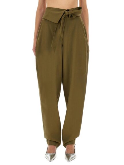 The Attico GABARDINE LONG PANTS
