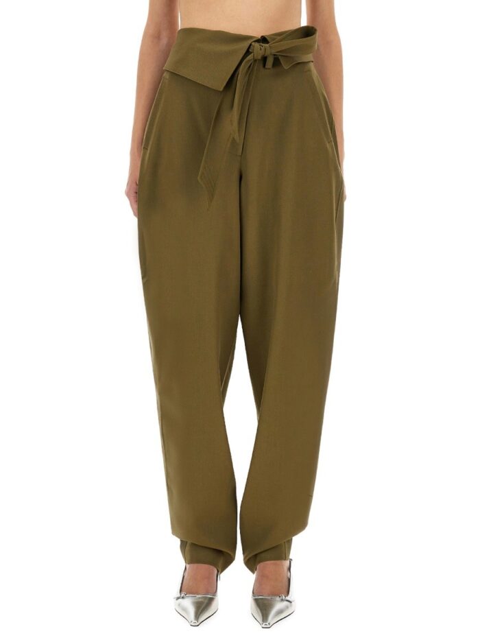 The Attico GABARDINE LONG PANTS