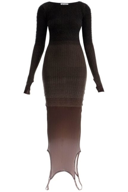 THE ATTICO "gradient Knit Dress In Seven