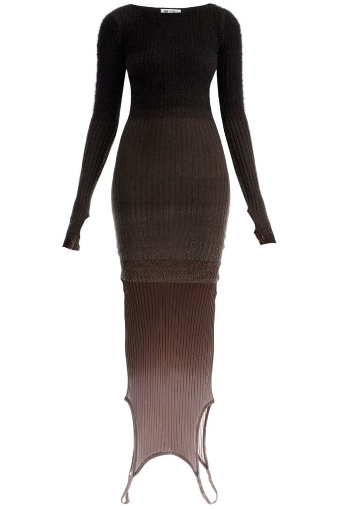 THE ATTICO "gradient Knit Dress In Seven