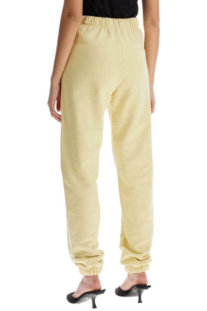 THE ATTICO High Waist Loose Yellow Cotton Pants