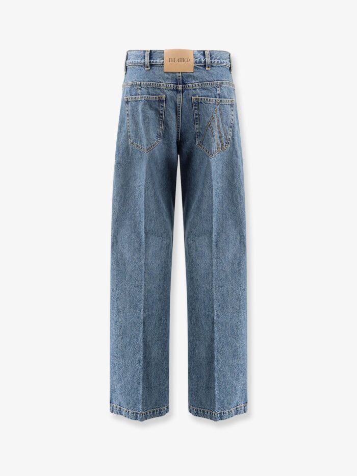 The Attico Jeans With Logo Embroidery