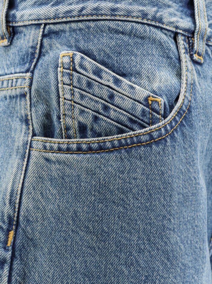 The Attico Jeans With Logo Embroidery