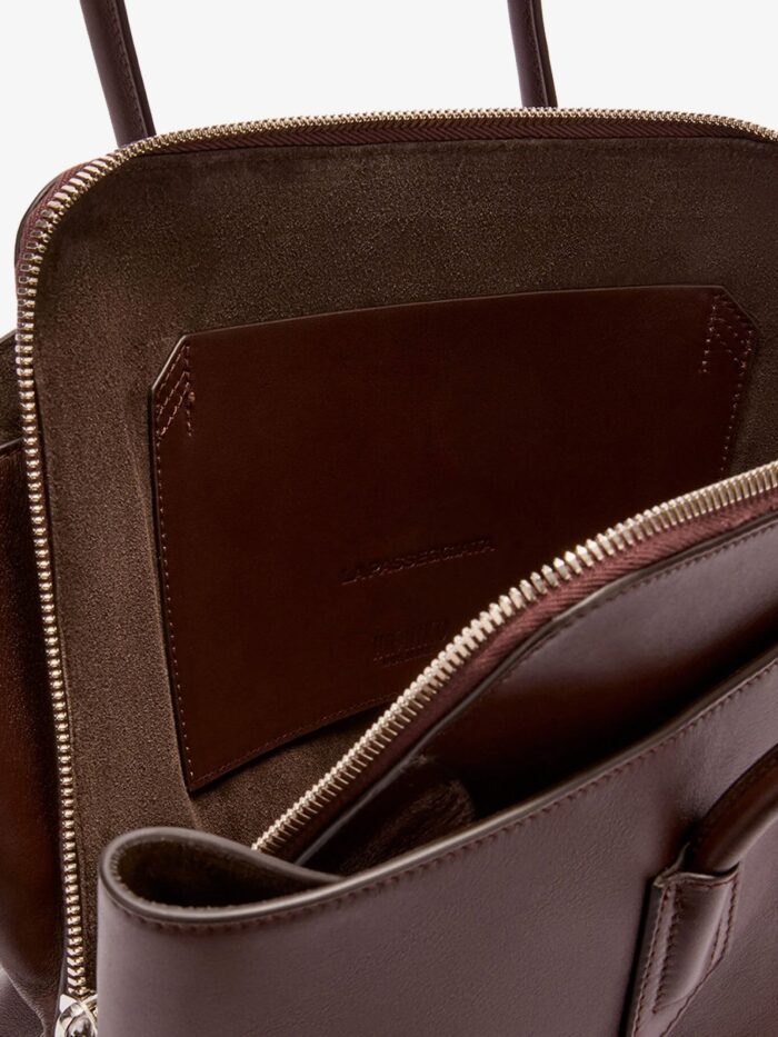 The Attico La Passeggiata Leather Shoulder Bag