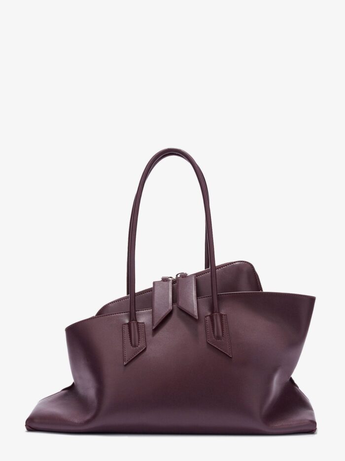 The Attico La Passeggiata Medium Leather Shoulder Bag