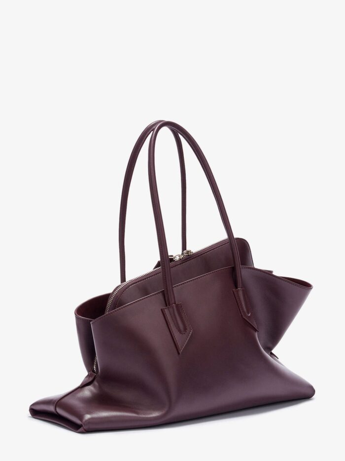 The Attico La Passeggiata Medium Leather Shoulder Bag