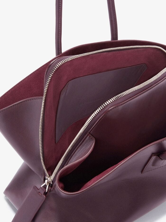 The Attico La Passeggiata Medium Leather Shoulder Bag