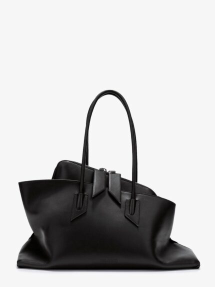 The Attico La Passeggiata Medium Leather Shoulder Bag