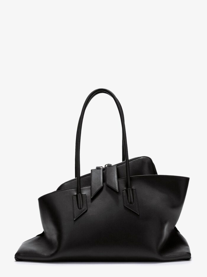 The Attico La Passeggiata Medium Leather Shoulder Bag