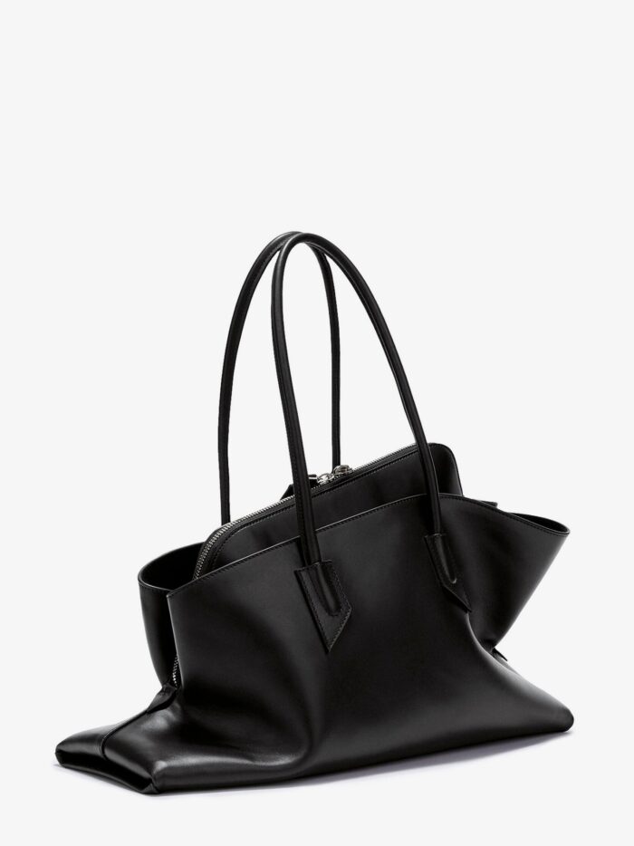 The Attico La Passeggiata Medium Leather Shoulder Bag