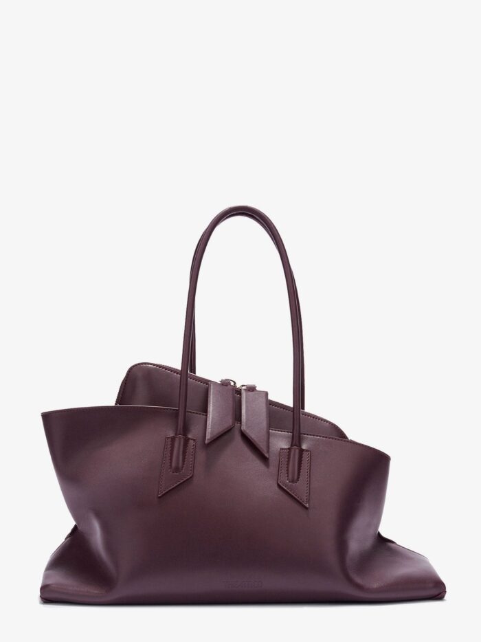 The Attico La Passeggiata Medium Leather Shoulder Bag