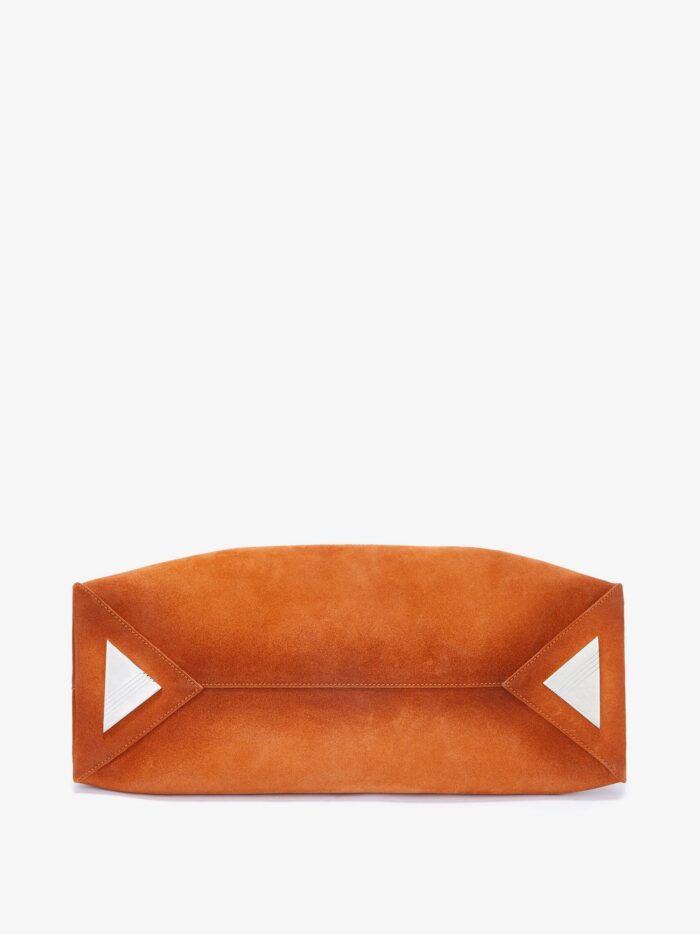 The Attico La Passeggiata Medium Suede Shoulder Bag