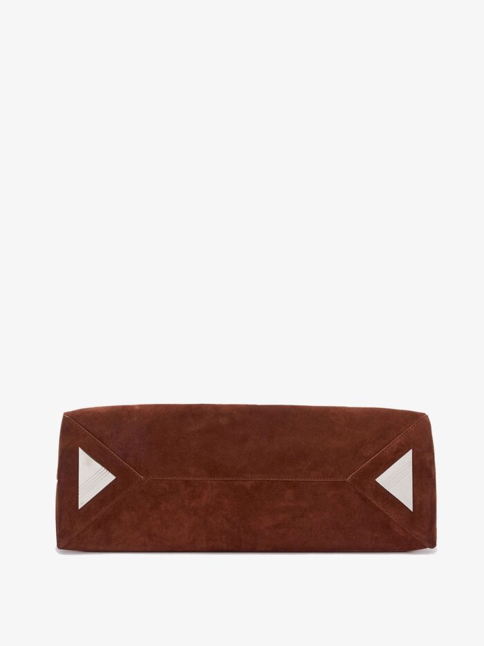 The Attico La Passeggiata Medium Suede Shoulder Bag