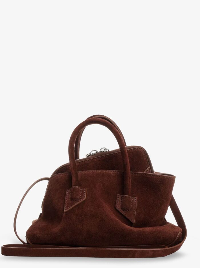 The Attico La Passeggiata Mini Suede Handbag