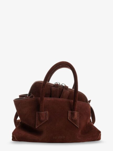 The Attico La Passeggiata Mini Suede Handbag