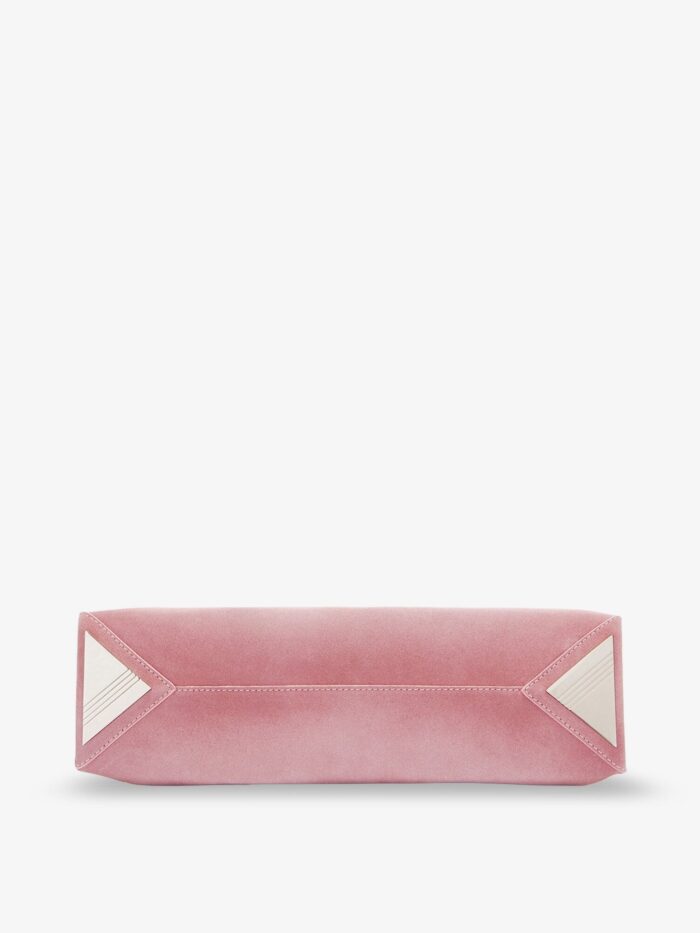 The Attico La Passeggiata Suede Shoulder Bag