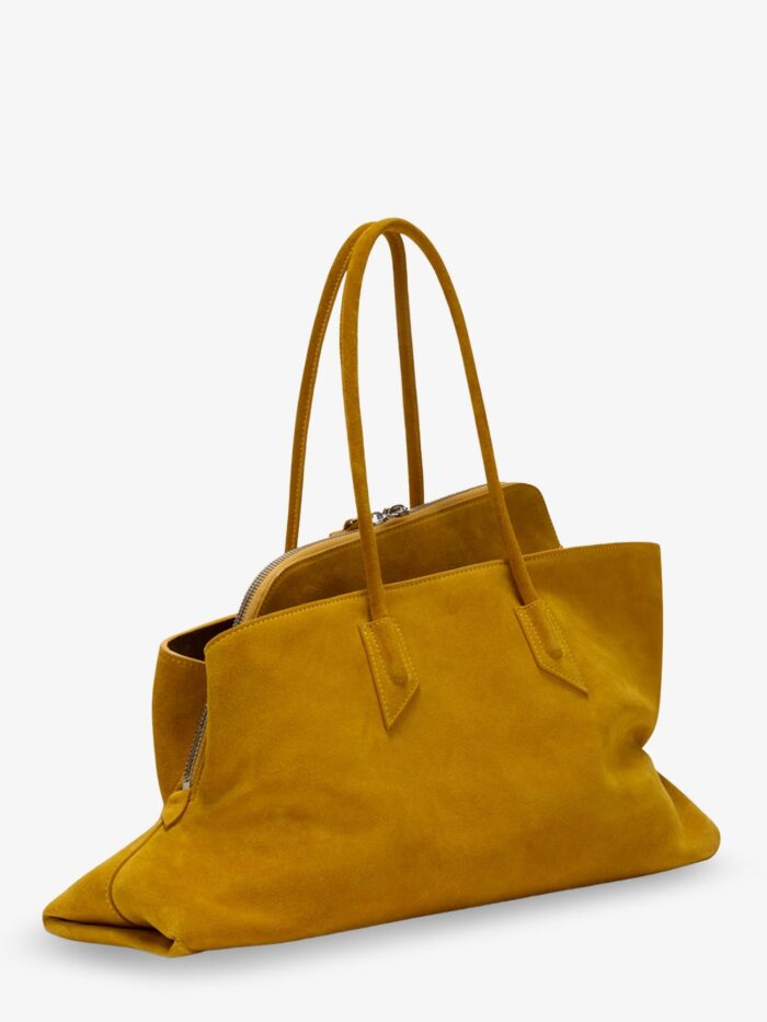 The Attico La Passeggiata Suede Shoulder Bag