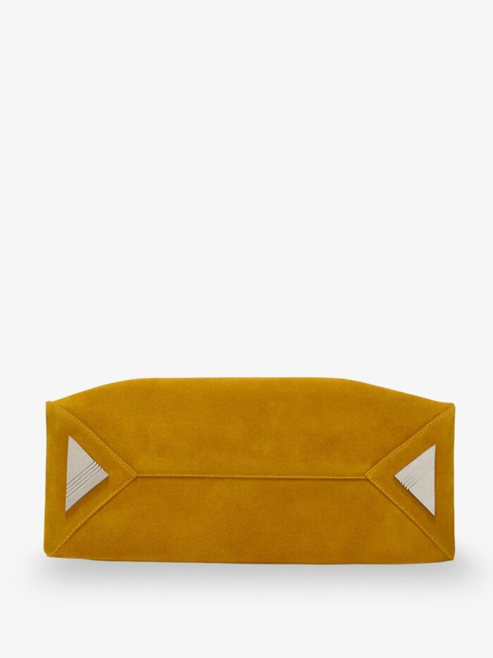 The Attico La Passeggiata Suede Shoulder Bag