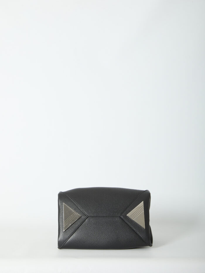 The Attico La Passeggiata top handle black bag mini
