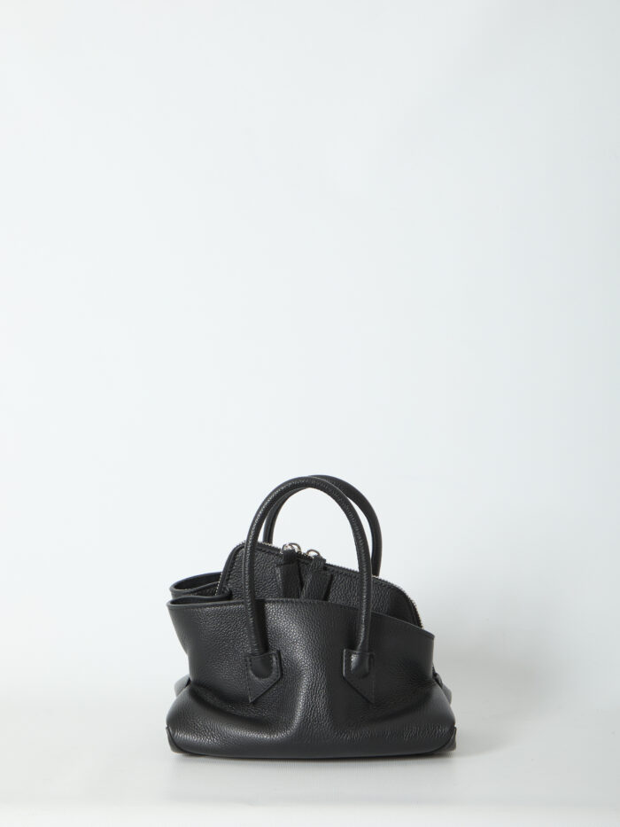 the attico la passeggiata top handle black bag mini The Attico La Passeggiata top handle black bag mini