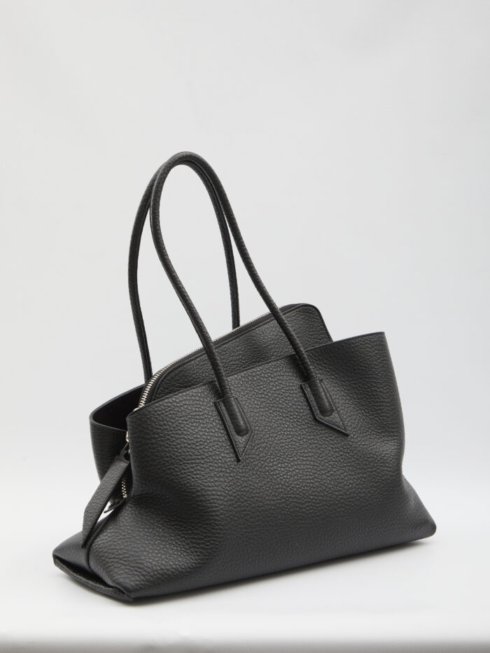 The Attico La Passeggiata top handle black medium