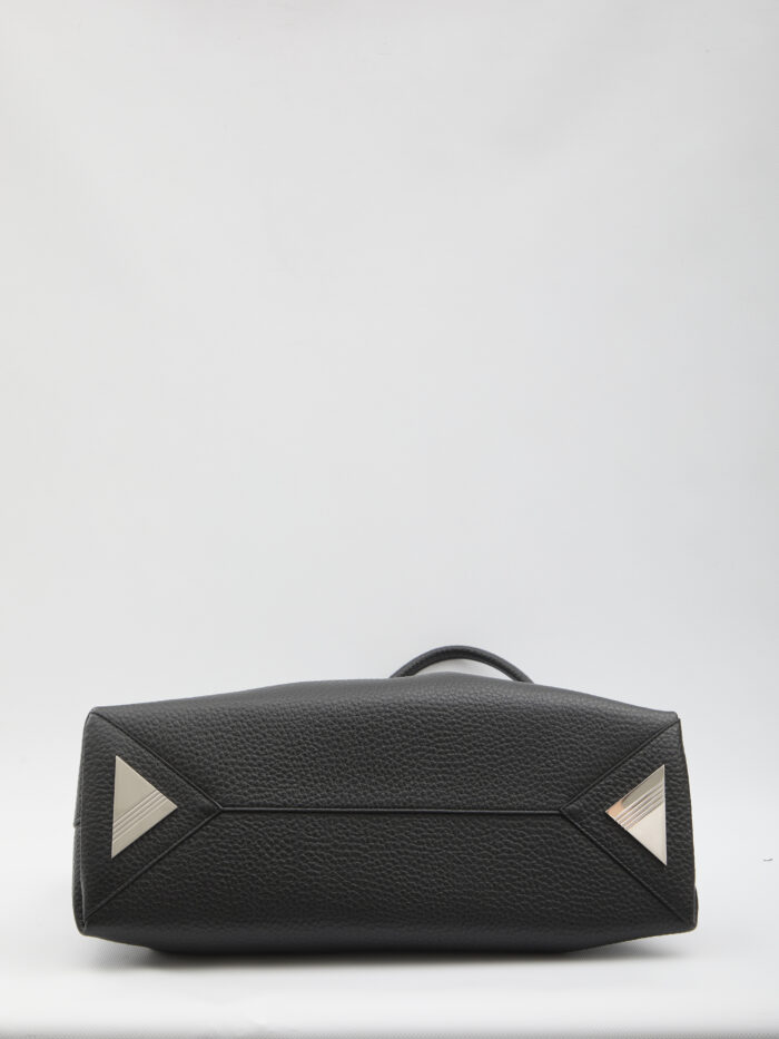 The Attico La Passeggiata top handle black medium