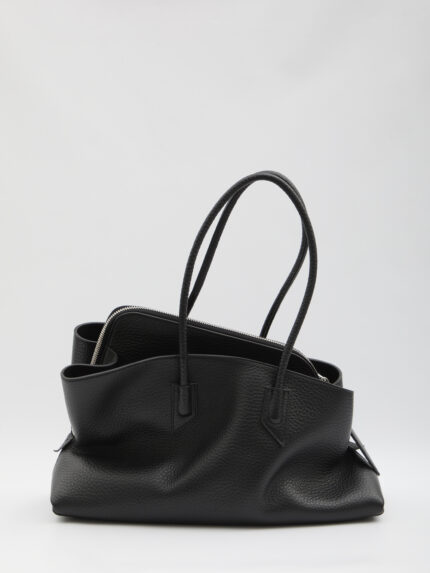 The Attico La Passeggiata top handle black medium