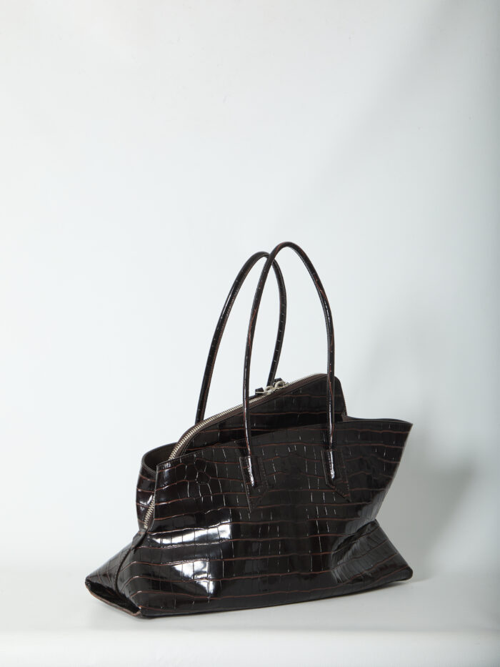 The Attico La Passeggiata top handle Coffee bag medium